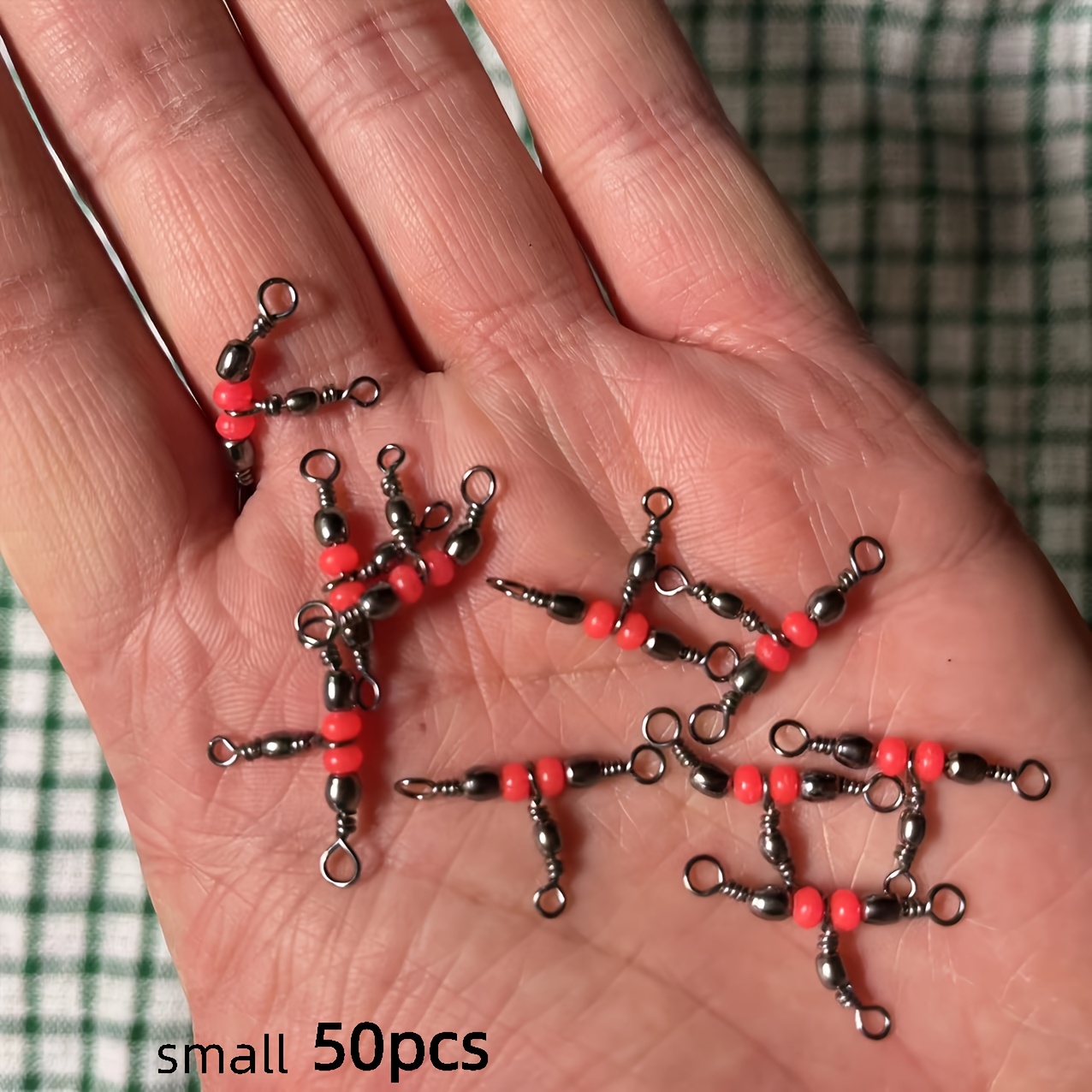 TEMU 50 piezas de espolones de pesca antienredos de 3 vías con línea cruzada - de pesca esenciales