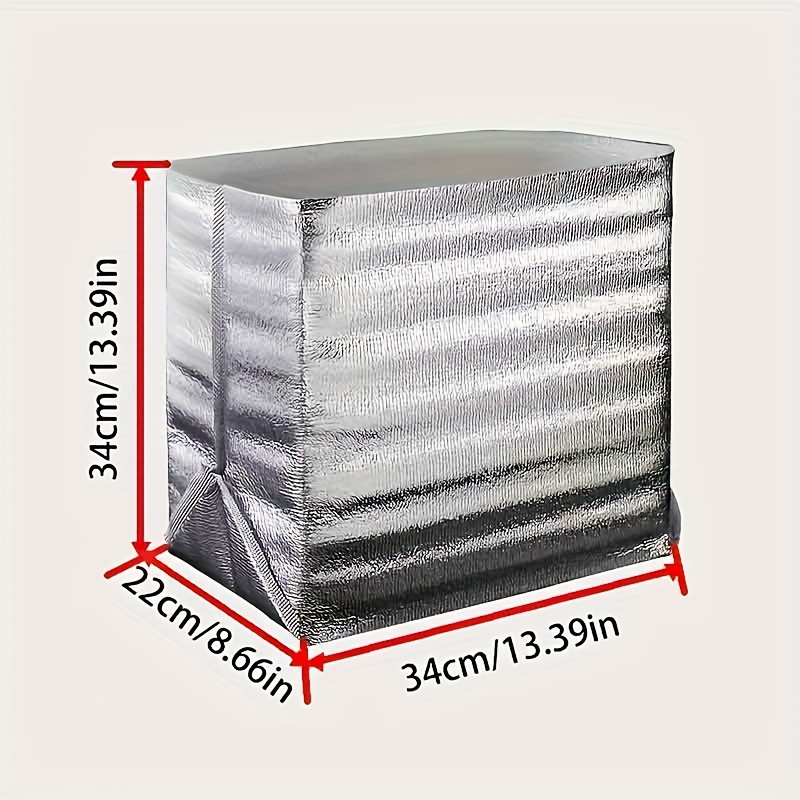 TEMU 8 piezas de bolsas aislantes rectangulares de aluminio, bolsas aislantes de aluminio, sobres aislantes de aluminio, bolsas aislantes
