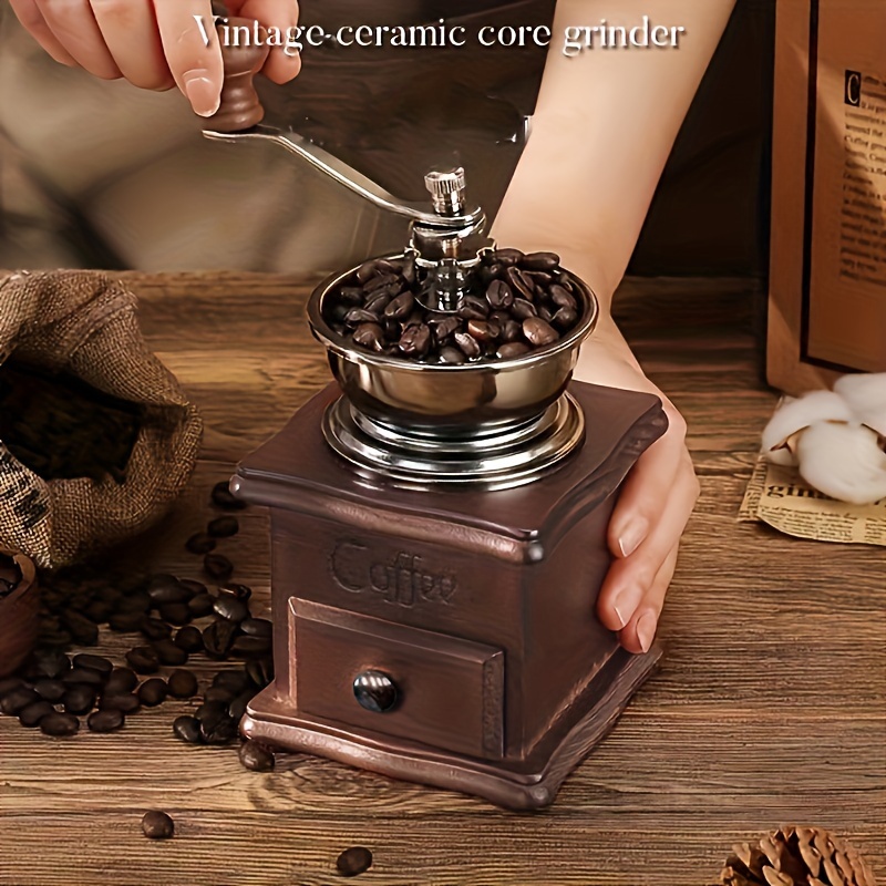 molinillo de cafe antiguo moledor de cafe manual molino de grano de cafe  clasico