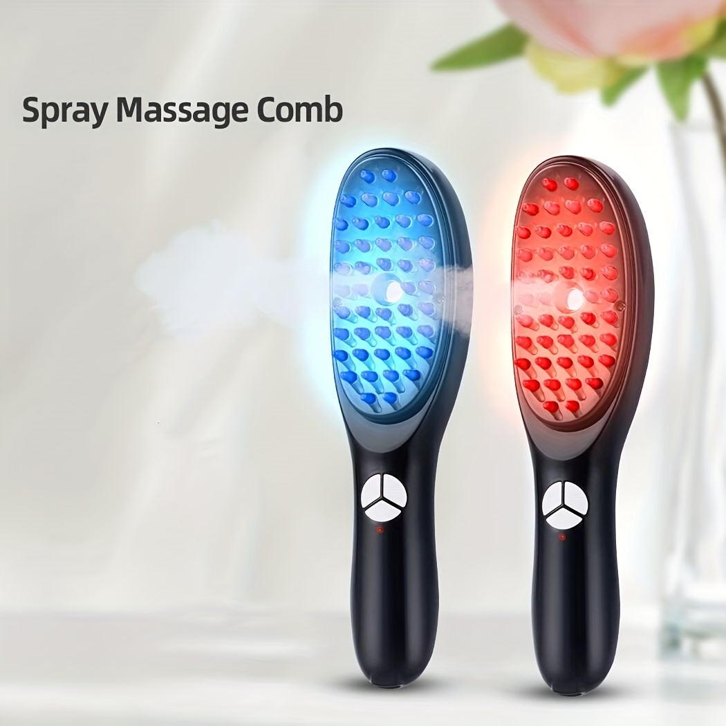 Multi Functional Spray Massage Comb Electric Massage Comb Relaxes Scalp, Accelerates Scalp Circulation And Promotes Scalp Absorption