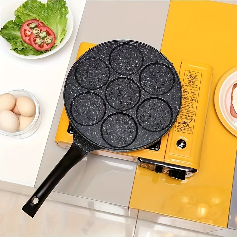 7-mold Mini Pancake Pan – , Durable Aluminum Alloy For & At