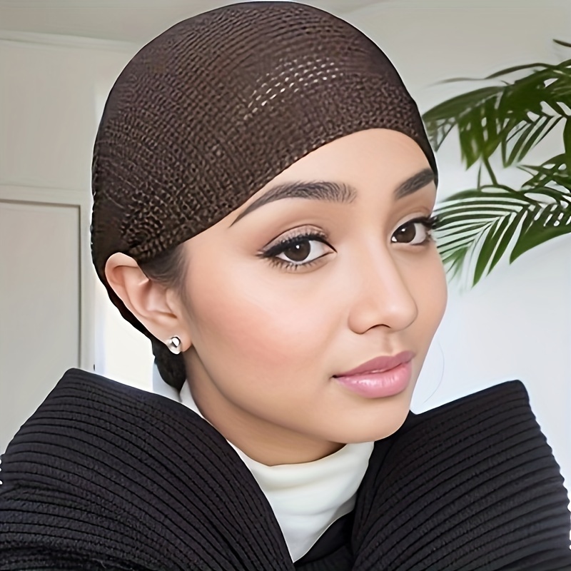 

Stretchable & Soft Solid Color Fishnet Turban For Women - Perfect For Ramadan, Daily Wear & Performances