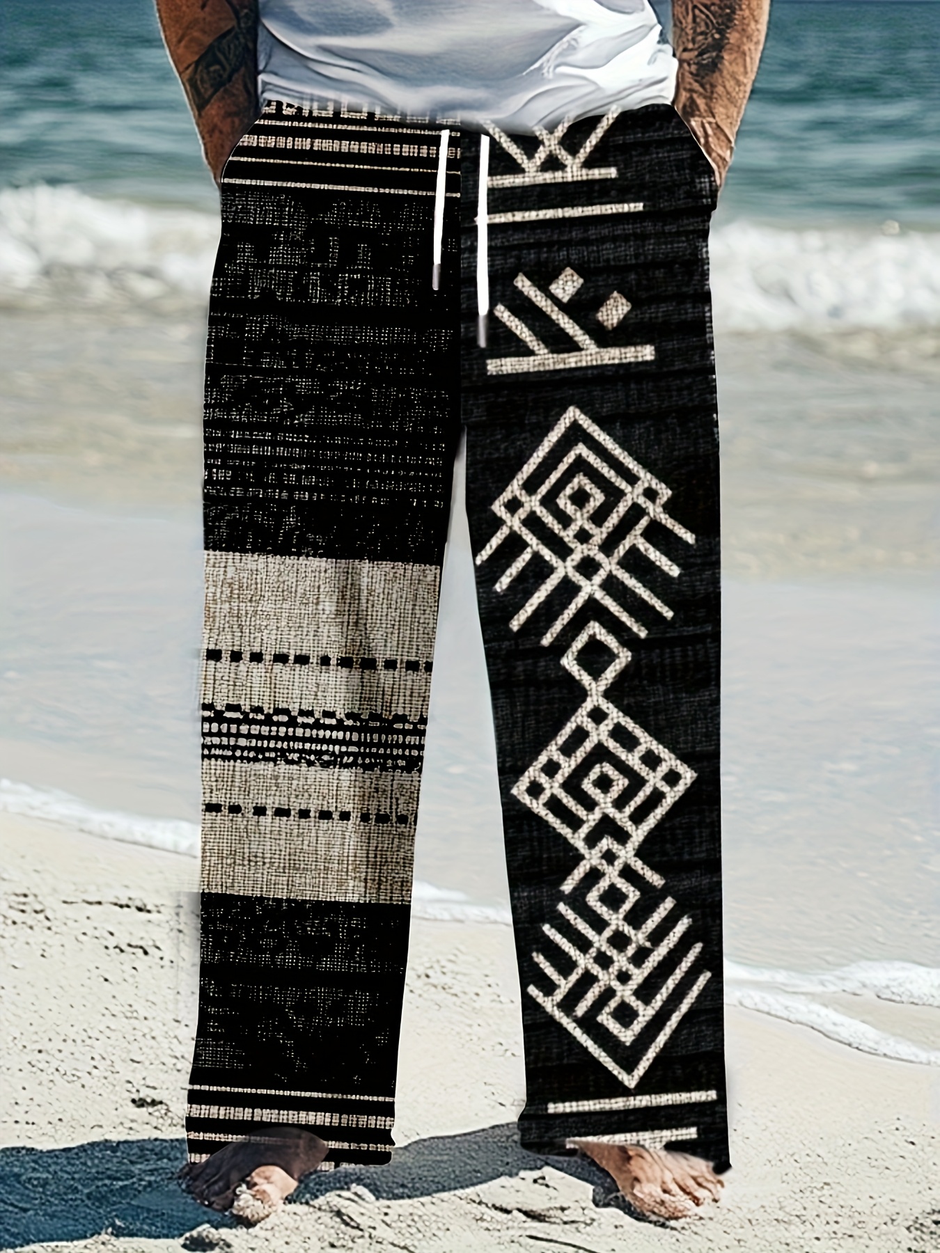 men tribal pants sold on Temu Philippines