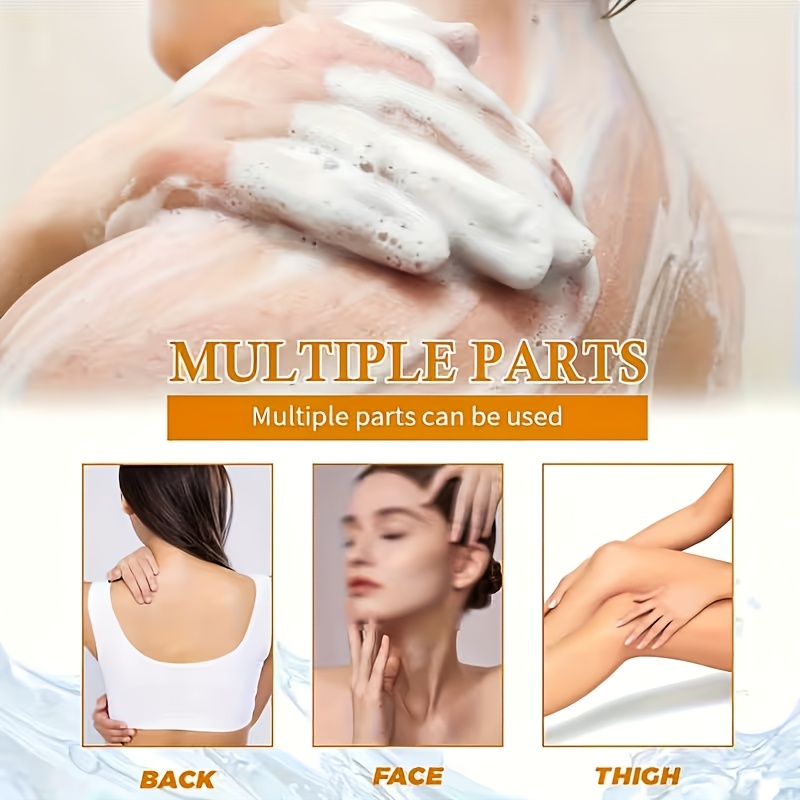 3pcs/6pcs Turmeric Kojic Acid Soap Set, All-in-One Cleansing and Care Handmade Soap, Rich Lather, Deep Cleansing, Includes Soap Net Bag