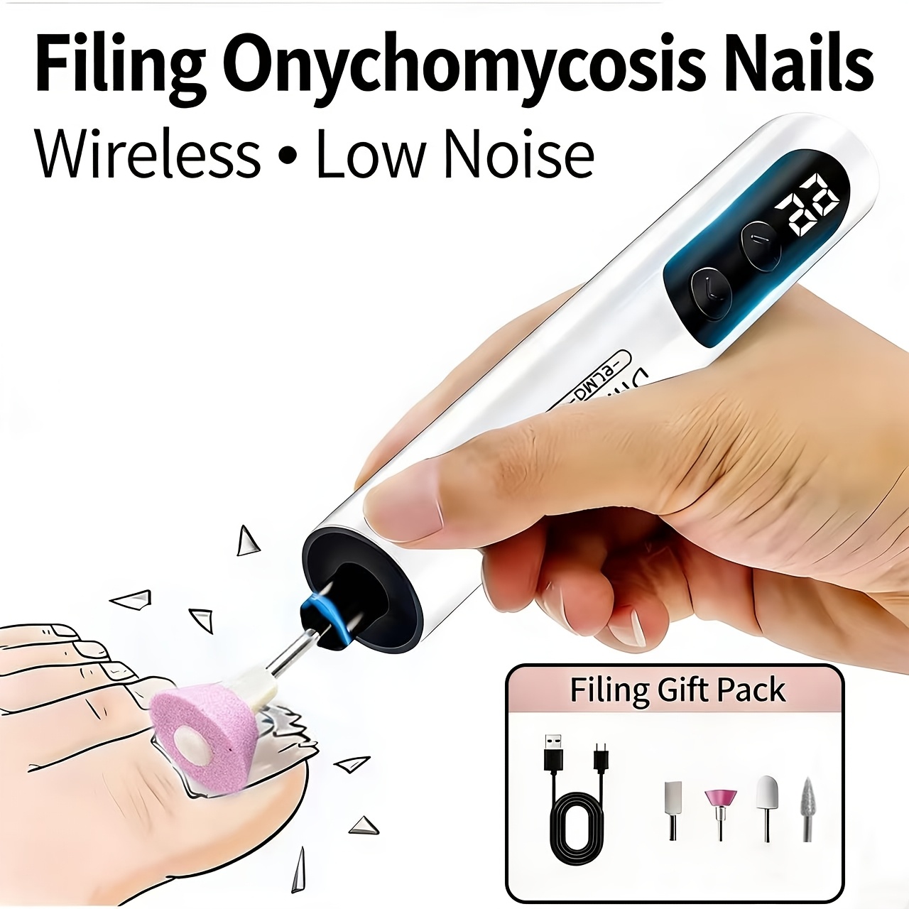 2026 new upgrade professional nail drill for thick hard and onychomycosis   nails restore to  