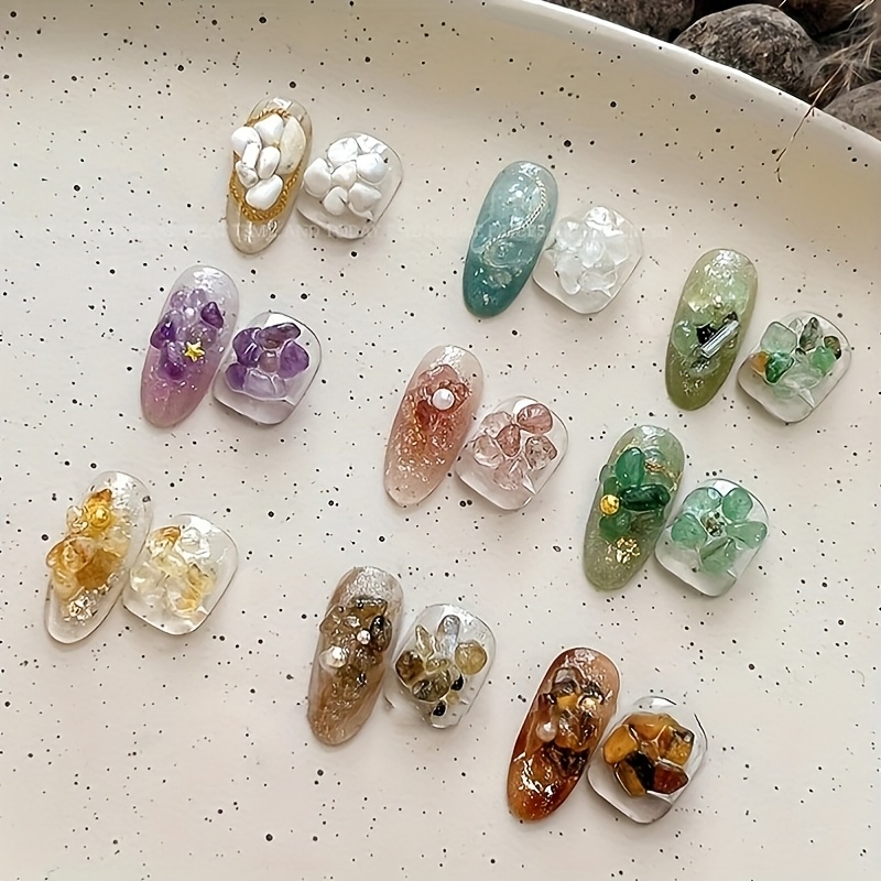Ewku Kristall-Nagelsteine Für Nagelkunst - Verschiedene Designs, Einfach Aufzukleben