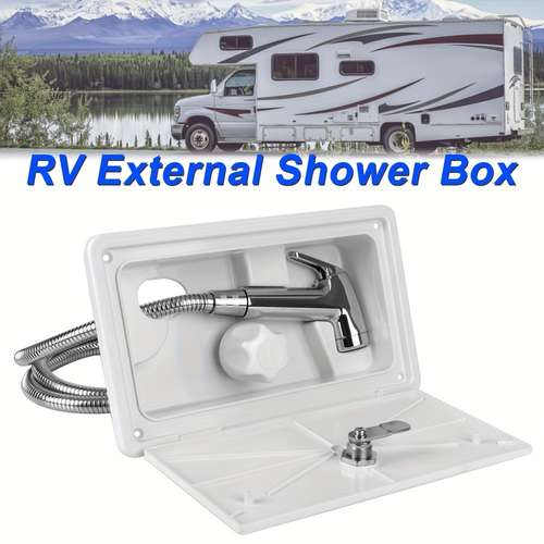 Rv Handdouche Rv Externe buitenkant douche met slang koude hot schakelaar outdoor douchekop boot marine camper camper caravan accessoires (Color : 5 Rv Handdouche Rv Externe buitenkant douche met slang koude hot schakelaar outdoor douchekop boot marine camper camper caravan accessoires (Color : 5