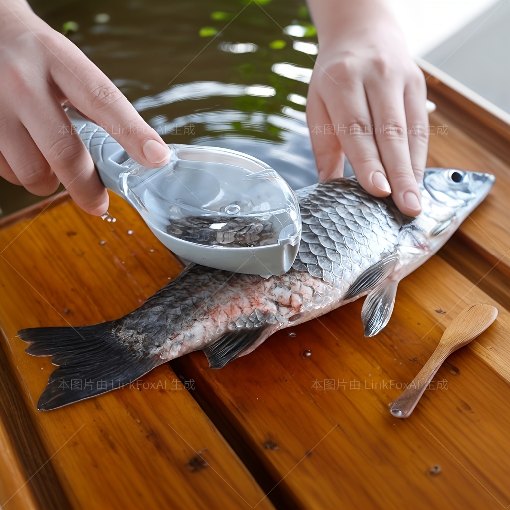 1pc professional fish scaler collecting box abs material Temu