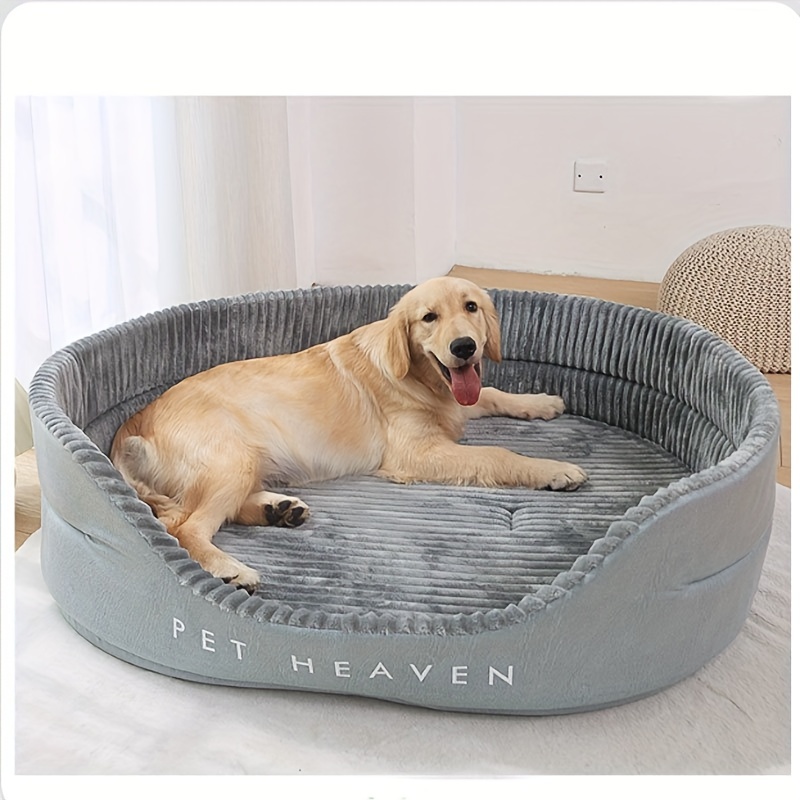 

Large Oval Pet Bed For Large Dogs, Suitable For Free And Comfortable Lying Down All Year Round