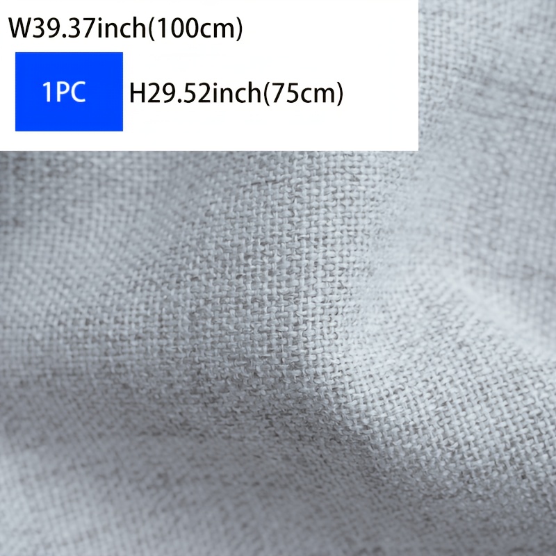 TEMU 1pc Rod Pocket Short Curtain, Easy And Elegant, Suitable For , Shading, And Other Decorations In Scenes Such As Living