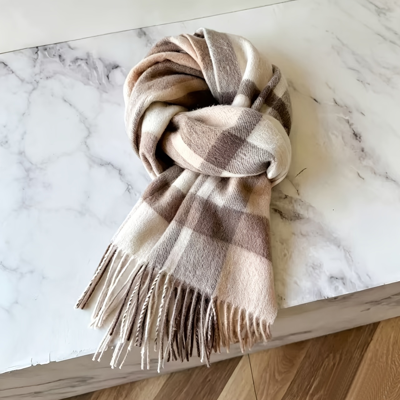 1pc Winter Scarf, Women's Shawl, Christmas Winter Warm Gift