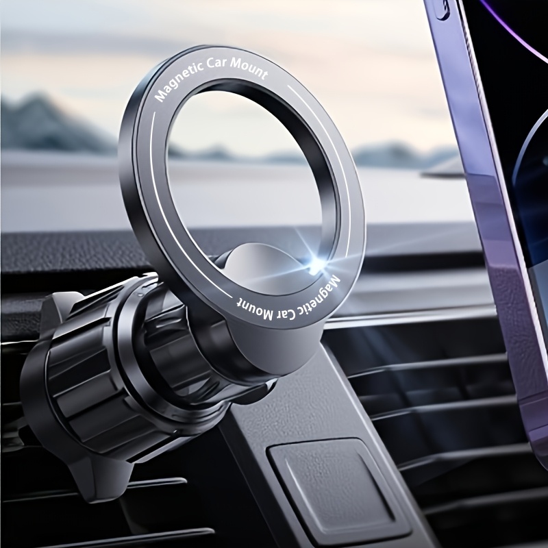 Image of Super Strong - [20 Super Magnets] - Heavy-duty Abs Material - Magnetic Car Phone Holder, Air Vent Phone Mount For Cars, Car Phone Holder Accessory Compatible With All Phones