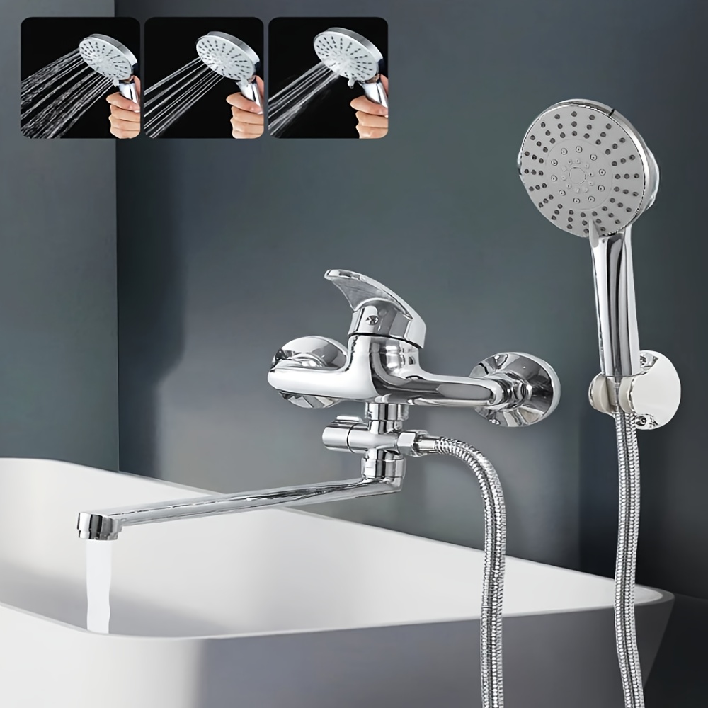 Shower Faucet Set with Three-Way Water Outlet