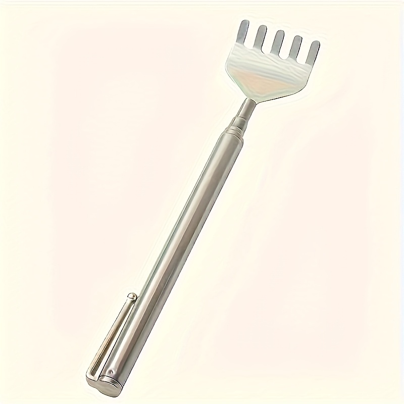 adjustable back scratcher 50cm stainless steel massage tool with ergonomic handle portable   for   reach areas compact travel   care gadget stainless steel structure suitable for 6 person household use Product details 8