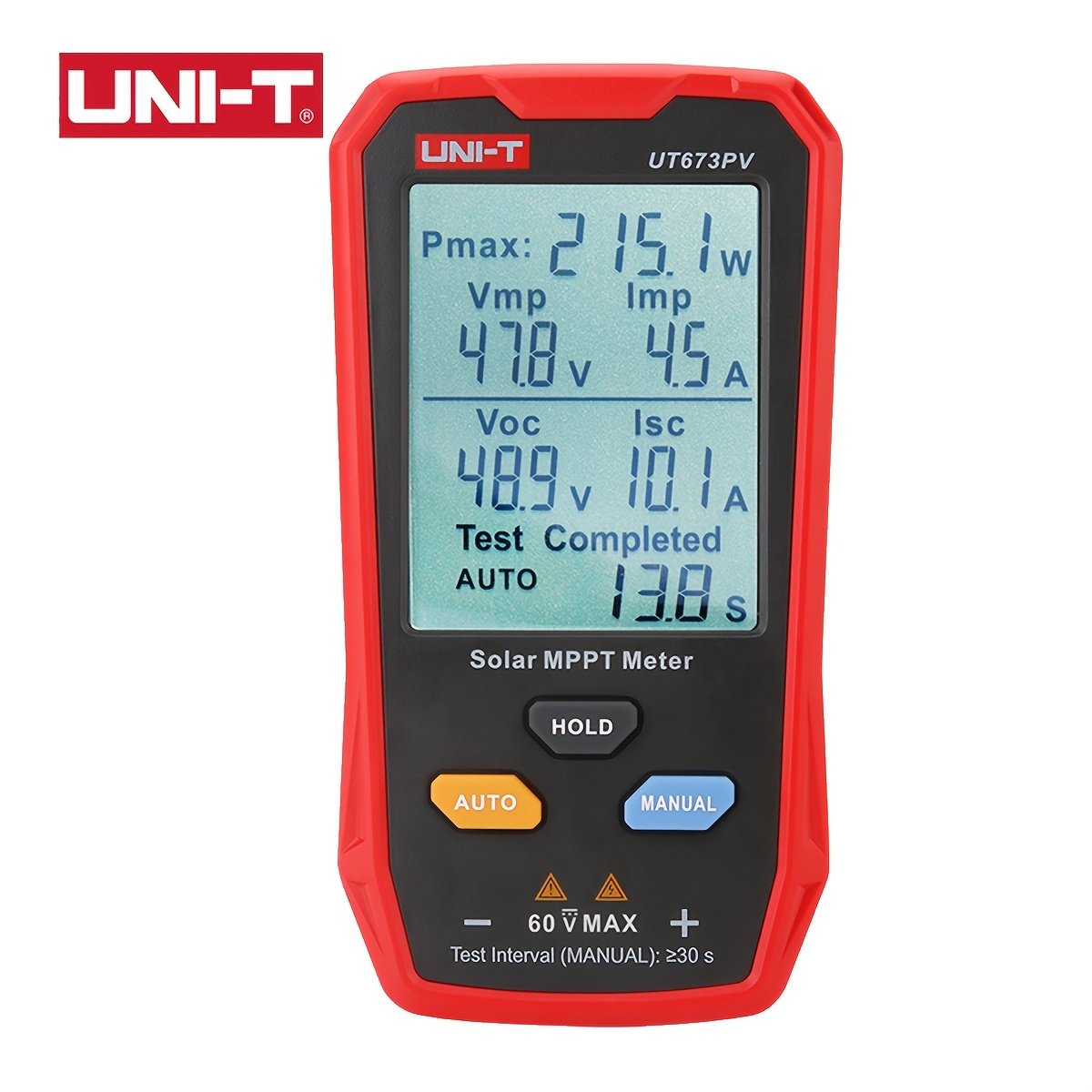 Image of Uni-t Ut673pv , Professional Photovoltaic Panels Tester Kit, Measure Vmp Amp Voc Lsc, Photovoltaic Mppt Meter, Voltage, Short-circuit Current, Pv Panel