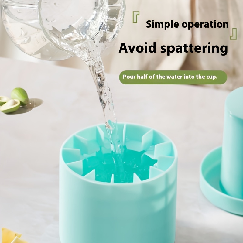 1 Quick-freeze Silicone Ice Tray - Easy to Use, Durable Plastic Mold, Makes Perfectly Shaped Ice Cubes, Suitable for Juices, Ice Buckets, and Cylindrical Cups, Fruit Juice Accessory, Ideal for Thanksgiving, Halloween, Christmas