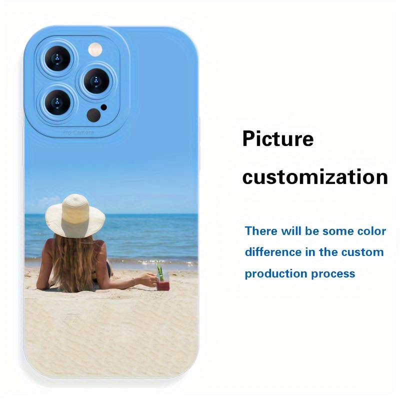 TEMU Phone Case - Personalized Diy Phone Case For Iphone 16, 15, 14, 13, 12, 11 Pro, Xsmax, Xr, X, And 7/8 Plus, Featuring A Transparent Frosted