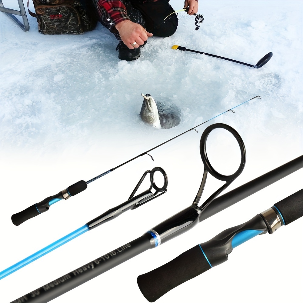 Ice Fishing Rod Sensitive Fast Ice Spinning Rod - Temu