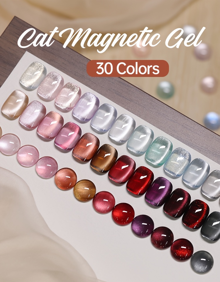 15ml 猫咪磁吸凝胶美甲 | 可卸led凝胶指甲油，色彩浓郁饱满，咖啡系列红棕系列，适合居家或美甲店的美甲 商品详情 0