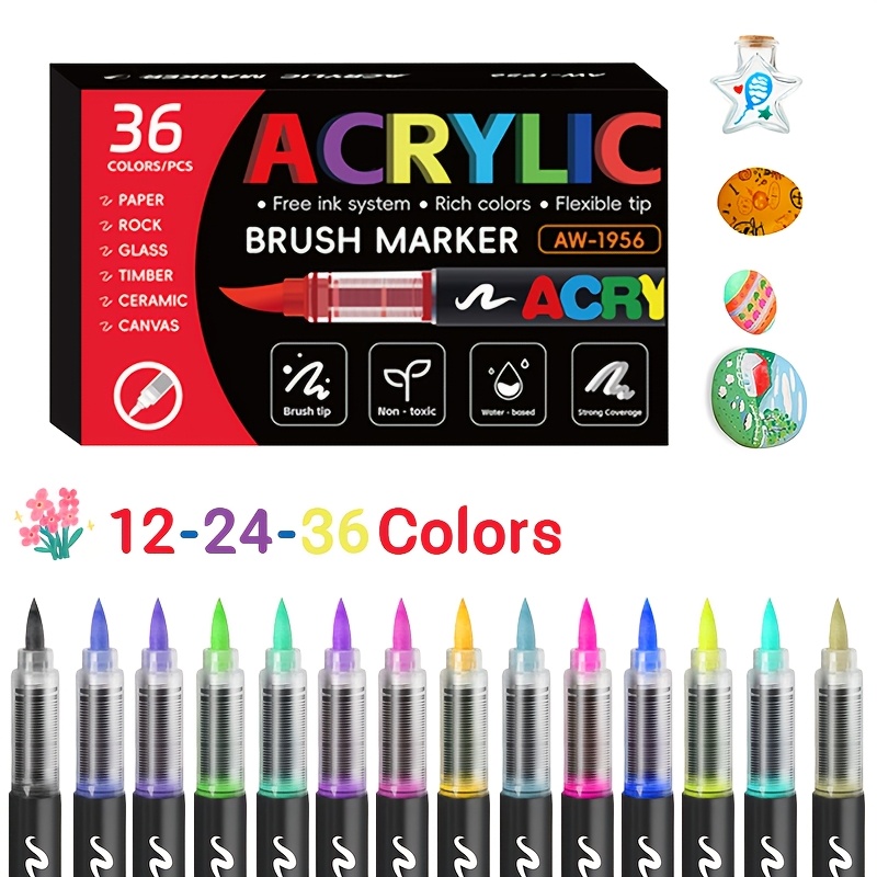PINTAR Skin Tone Markers Extra Fine Tip - Skin Tone Watercolor