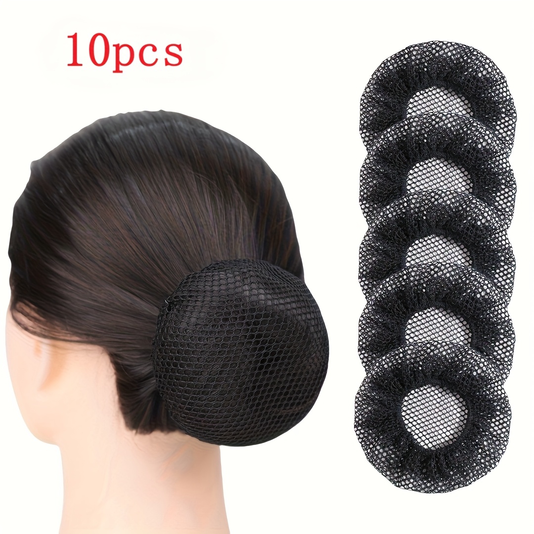 TEMU 10 pezzi di reti per , rete per capelli da ballo, per capelli da ballo, rete per capelli per per performance sul di allenamento , , rete per