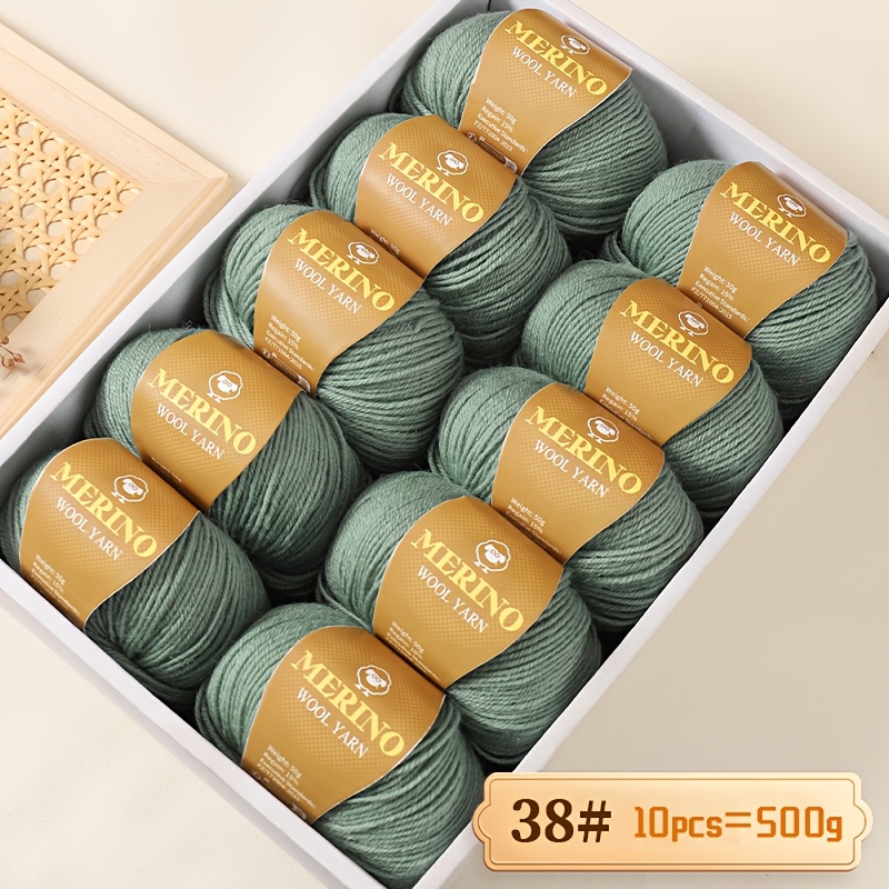 10pcs   merino wool yarn 500g each 212 medium weight hand   diy material for knit sweaters scarves hats and warm apparel multicolor gradient textured chunky fine blend chunky yarn   autumn  