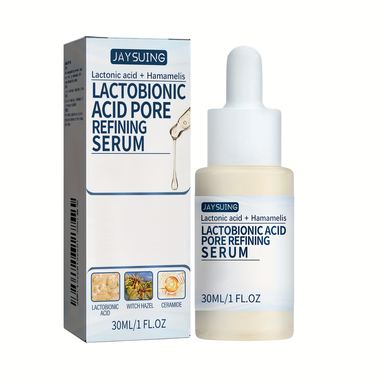 Lactose Acid Solution, Deep Cleaning, Mild And Non-irritating, Refreshing And Easy to Absorb, Long-lasting Moisturizing, Hydrating, Containing Lactic Acid, Ceramide, Suitable for All Light Beige Types, Valentine's Day Gift, Mother's Day Gift, 2pcs