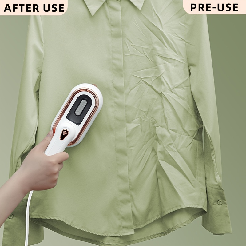 1pc portable steamer for clothes 1200w handheld garment clothing steamer iron ironing steaming 2 in 1 large soleplate fabric wrinkle remover for home and travel eu plug details 1
