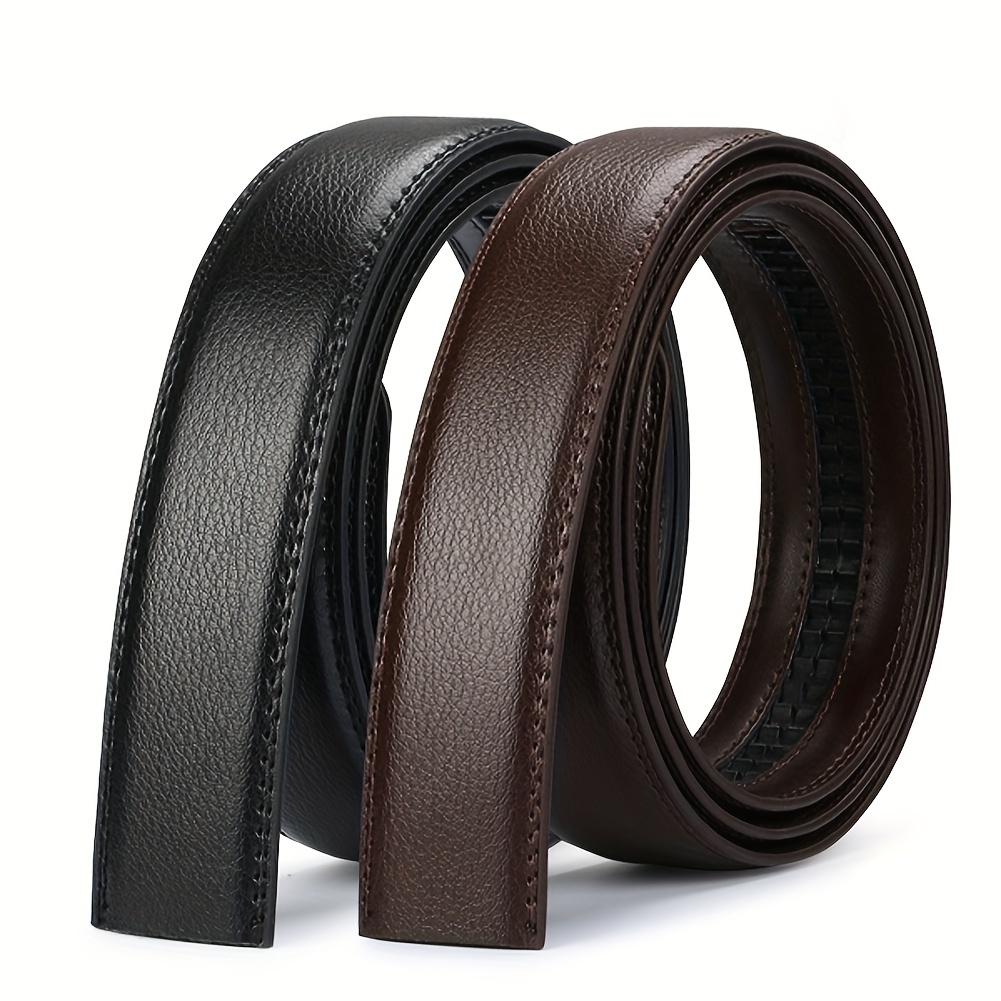 

Ratchet Belt Replacement Strap 1 3/8" Leather Belt Strap For 40mm Slide Click Buckle