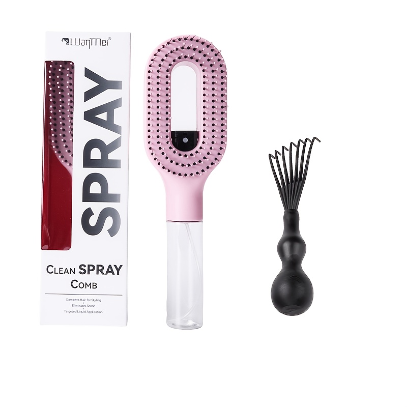 2pcs Spray Hair Brush Set with Hollow Vented Fast Drying Brush