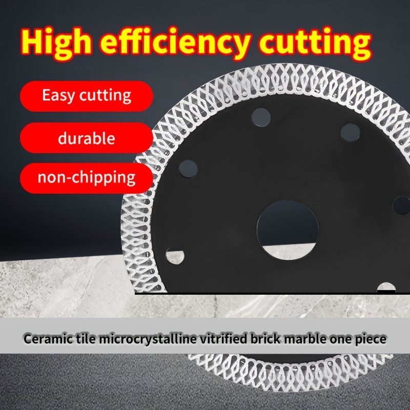 

Ultra-thin Diamond Saw Blade For Ceramic & Marble Tiles - Carbon Steel, No Chain Saw Included