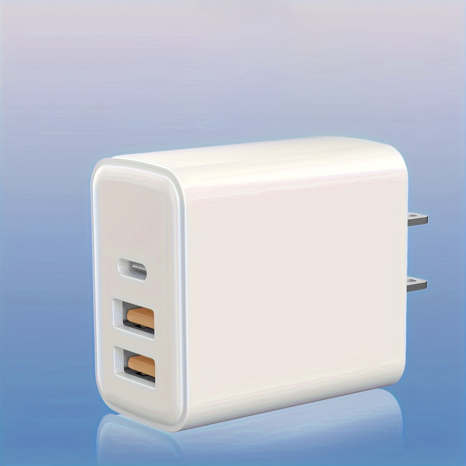 Cargador de pared USB C, 100 W PD 3.0 PPS 4 puertos GaN III cargador rápido  tipo C estación de carga plegable adaptador de corriente bloque de