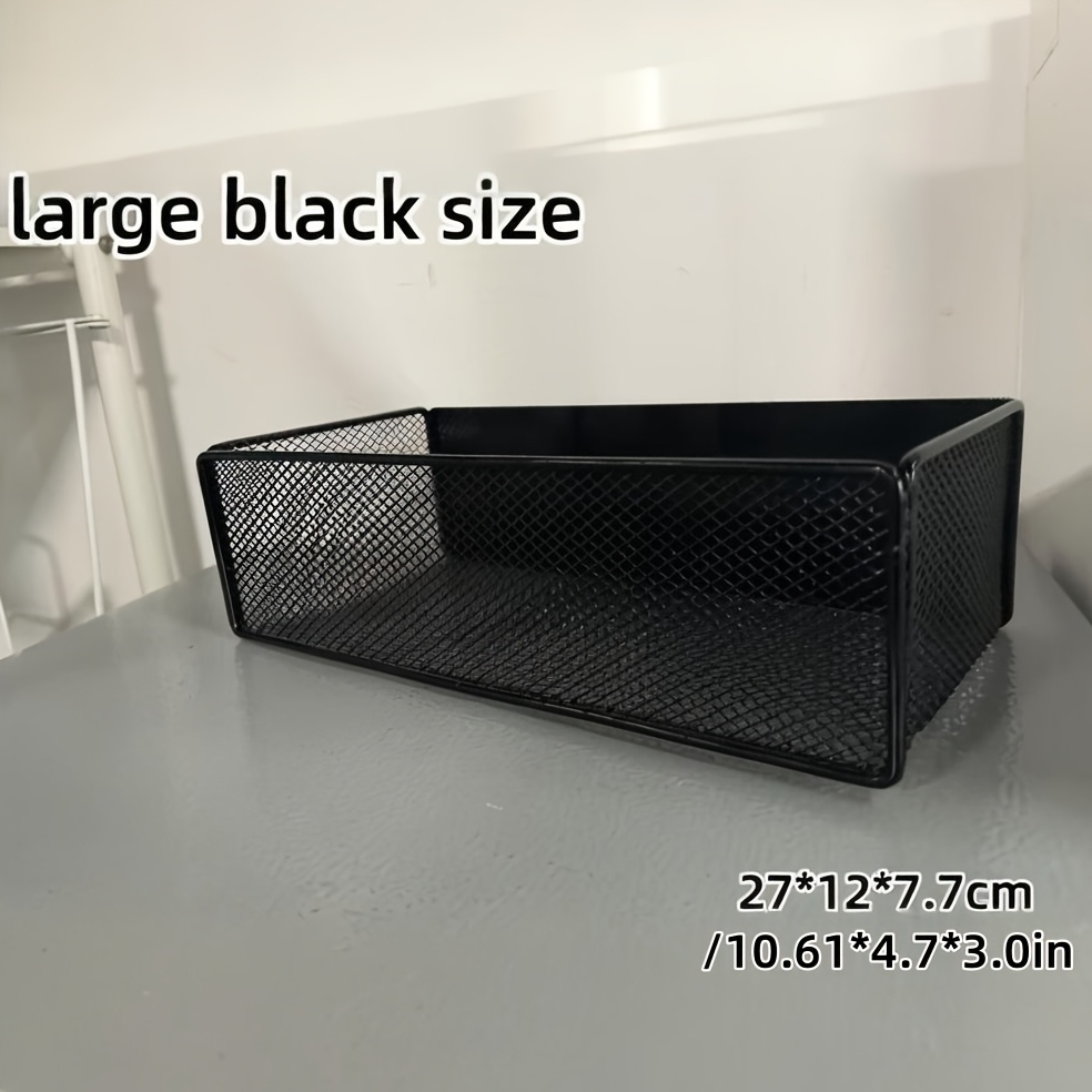 E-shop Magnetischer Küchen-Aufbewahrungskorb, Kühlschrank-Aufbewahrungsregal - Metall-Netz-Organisationsregal für Kühlschrank-Seitentüren, Schränke