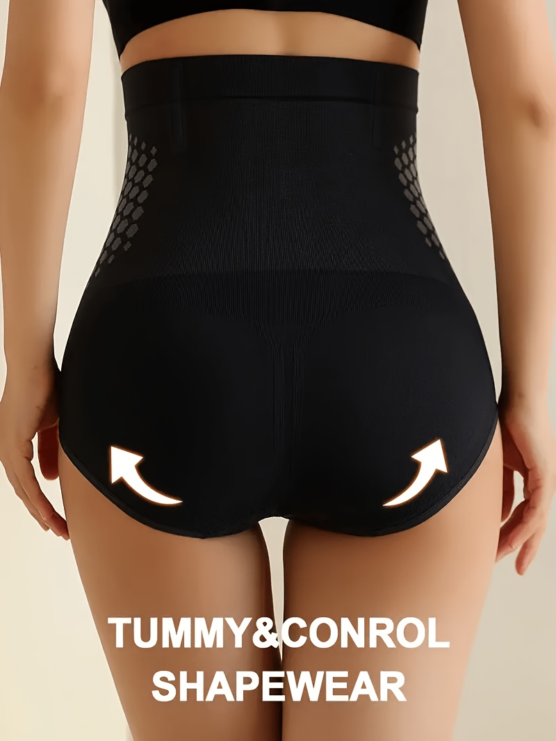 1pc CELILIN Women's High-Waist Tummy Control Underwear - Seamless Shaping Panties with Breathable Hole Technology, Elastic Waistband & Abdominal, Thigh & Hip Lift Suitable for Postpartum,, IBS, Casual Attire