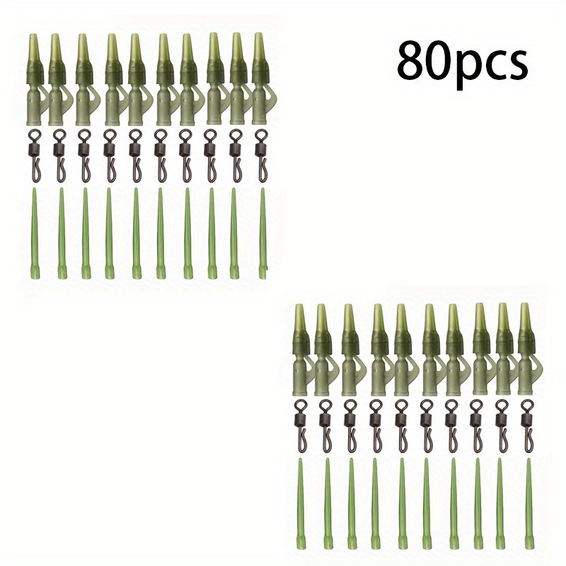 E-shop TUODSPLU 40/80 Stück Karpfenangelzubehör Set