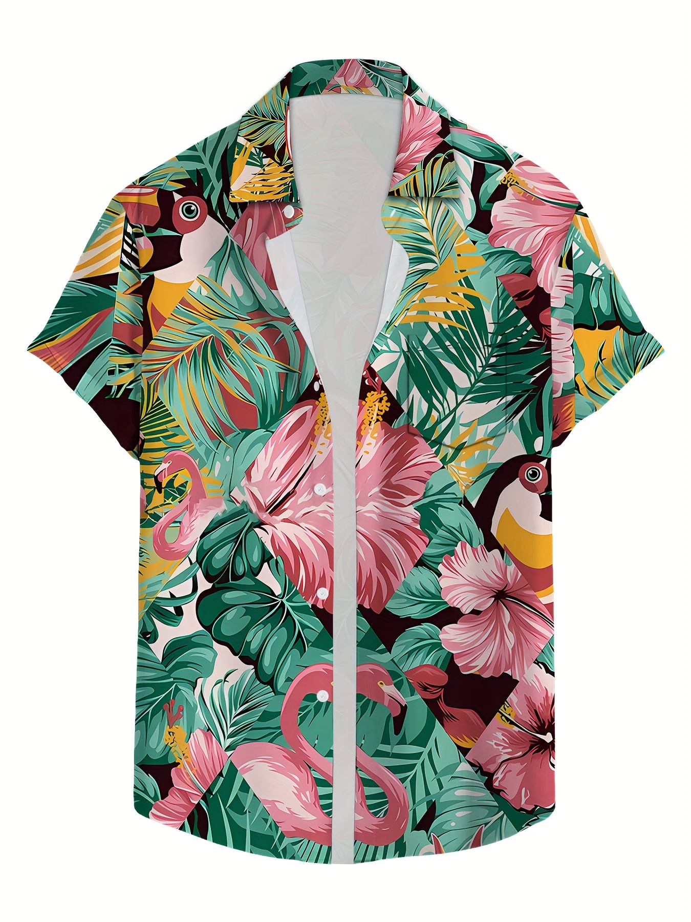 camisa hawaiana hombre estampado Temu Peru