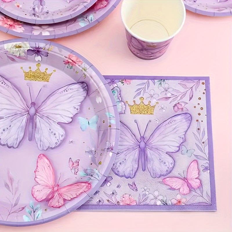 63 Pièces Couverts Fête Anniversaire - Nappe, Assiettes, Gobelets Pour 10 Invités Garçon Ou Fille