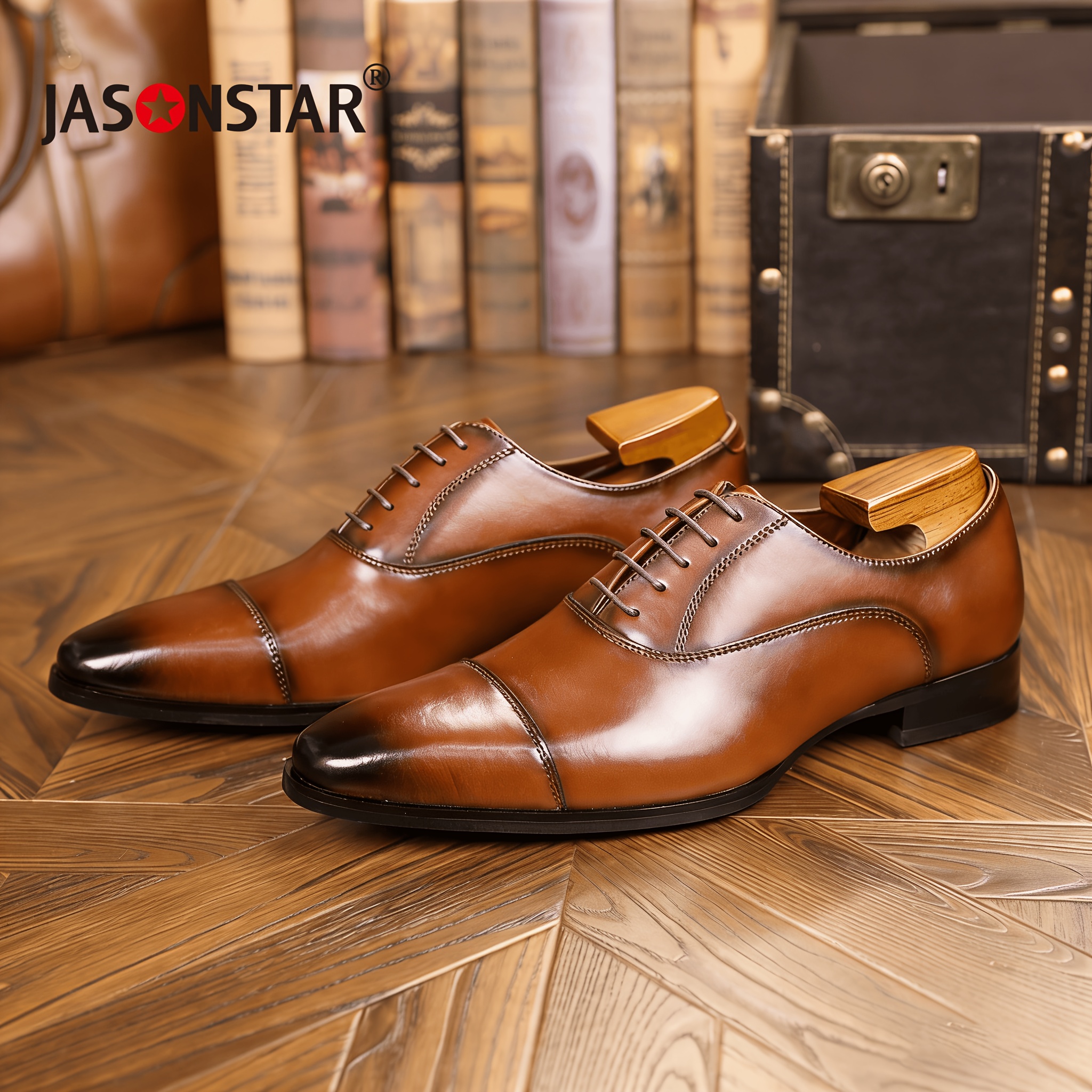 brown and gold dress shoes Theater Shoes main image 1
