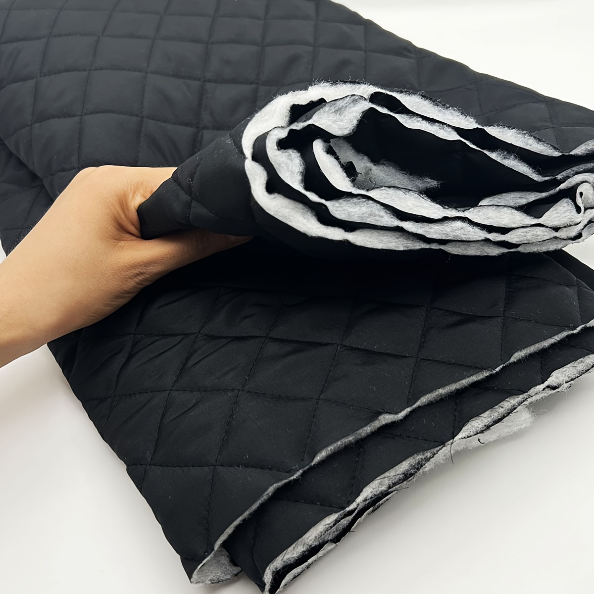1pc Double-sided Fluffy Lining Composite Compression Lining Fabric For Quilting Sewing Handmade Bags Bedding Mattress Sofa Cushion Mats Covers Diy Crafts