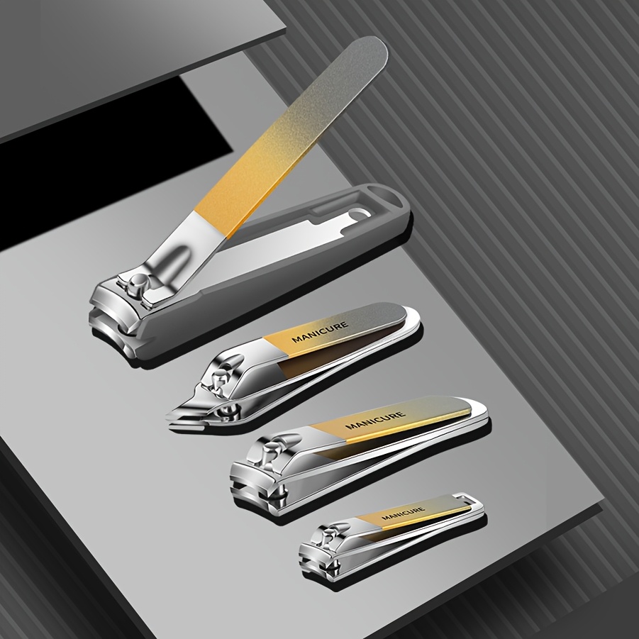 Nail Clipper Set with Splash Guard and Storage Case