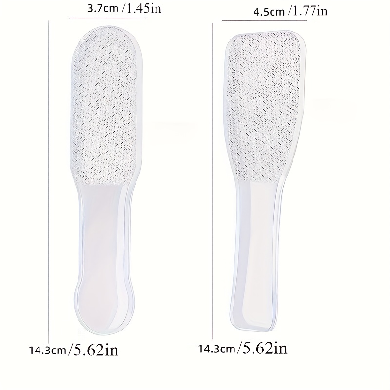Image of 2pcs Foot Files Remover Foot Rasp And Dual Sided Feet File Professional Scrubber Pedicure Tools Premium For Feet Care Remove Hard Light Beige