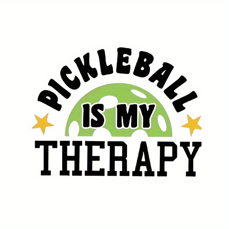 

Pickleball-themed Diy Iron-on Decals For T-shirts, Hoodies, Backpacks & More - , Easy-to-apply Patches In Assorted Styles & Colors