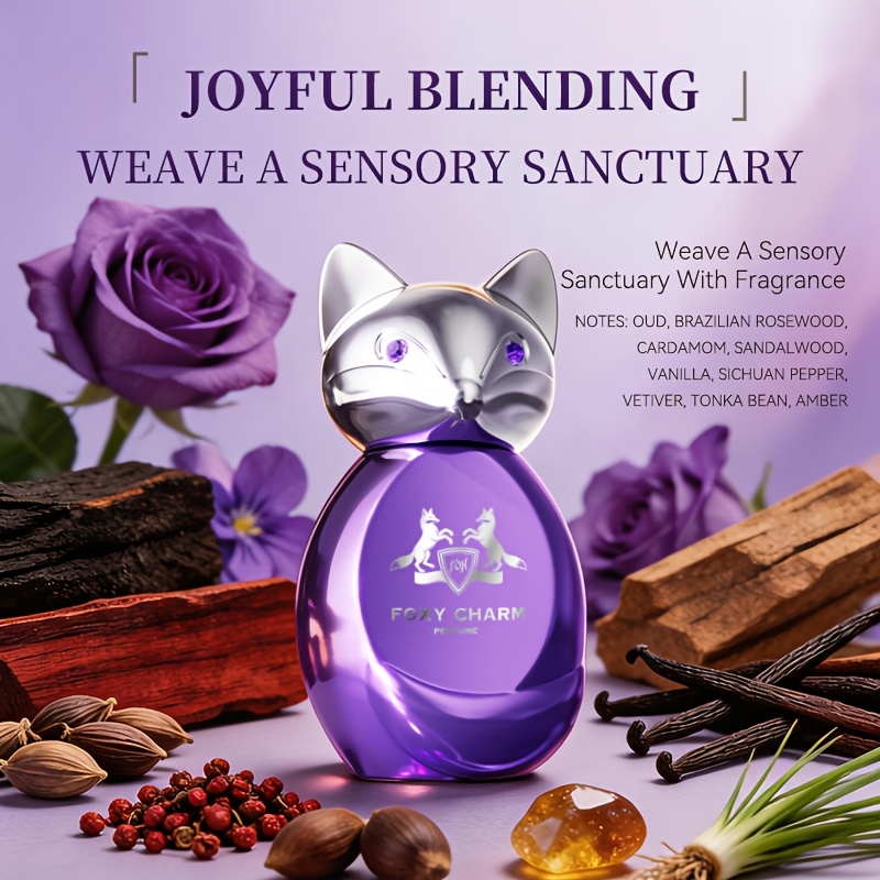 Image of Foxy Charm Luxury Women's Perfume, 2 Styles | & Fruity Notes And Rich Agarwood Notes, Ideal For Personal Use Or Gifting On Christmas, Valentine's Day, New Year And Other Festivals.
