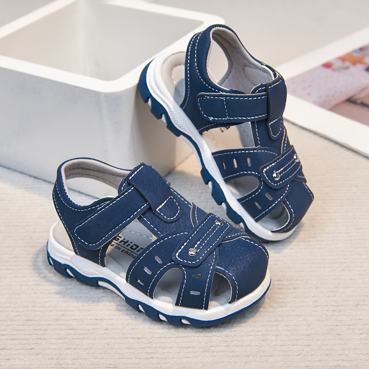 Image of Boys' Sandals, Summer Soft-soled For Toddlers, Baby Casual Children's Shoes, Fashionable And Versatile Sandals For Daily Outdoor Wear