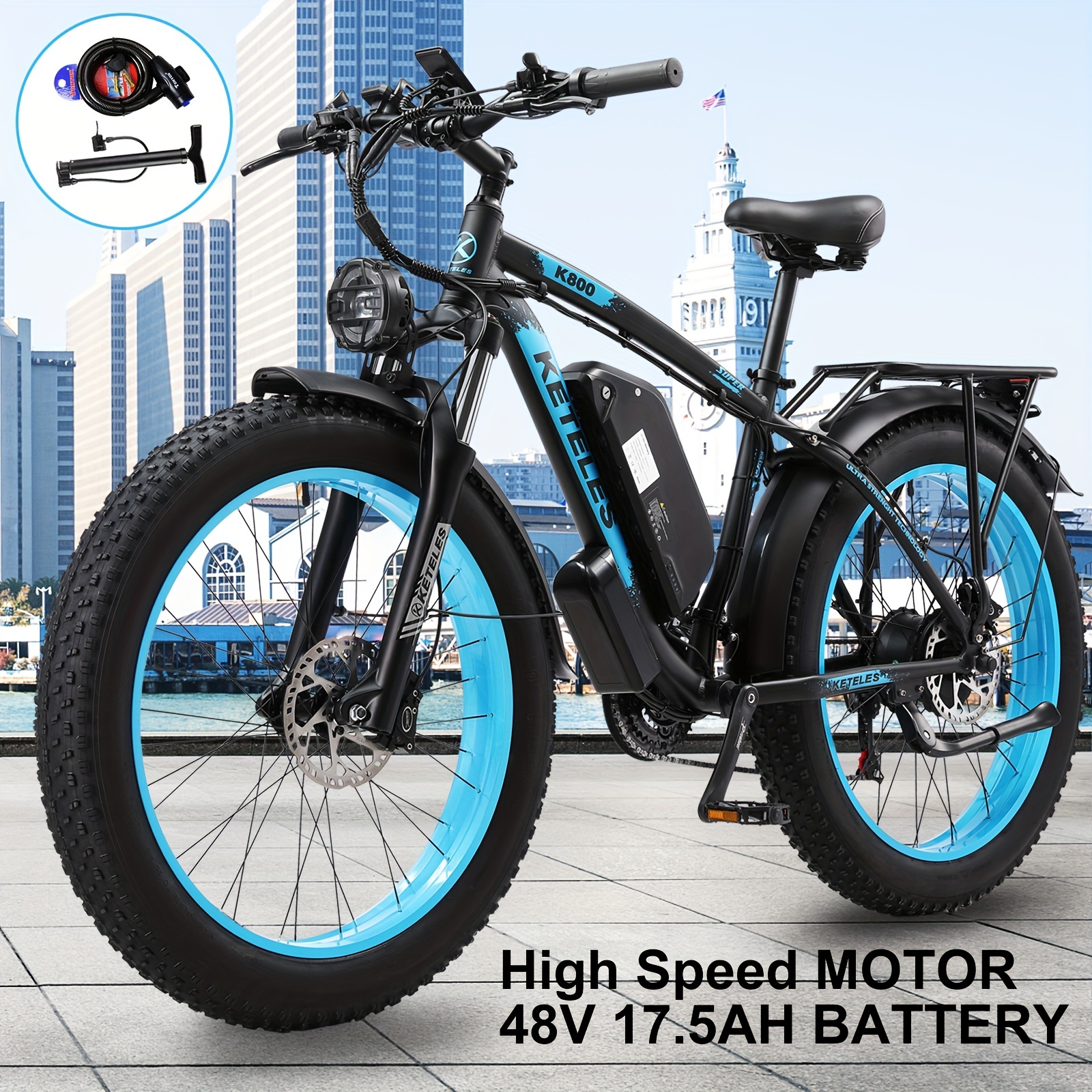   26 electric bike for adults   electric scooter with 48v 840wh removable lithium   500w brushless motor 19mph up to 50 miles electric dirt bike electric mountain bike
