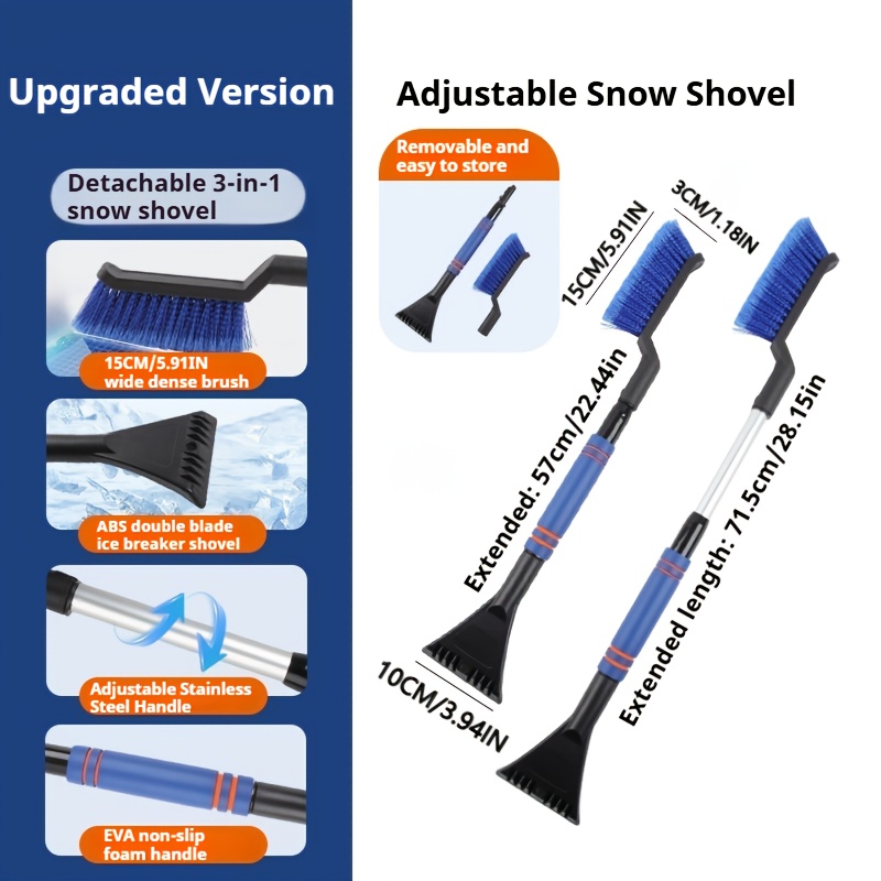 Image of Automotive Supplies, Exterior Car Accessories, Ice And Snow Products, Ice Scrapers And Snow Brushes, Car Snow Shovels