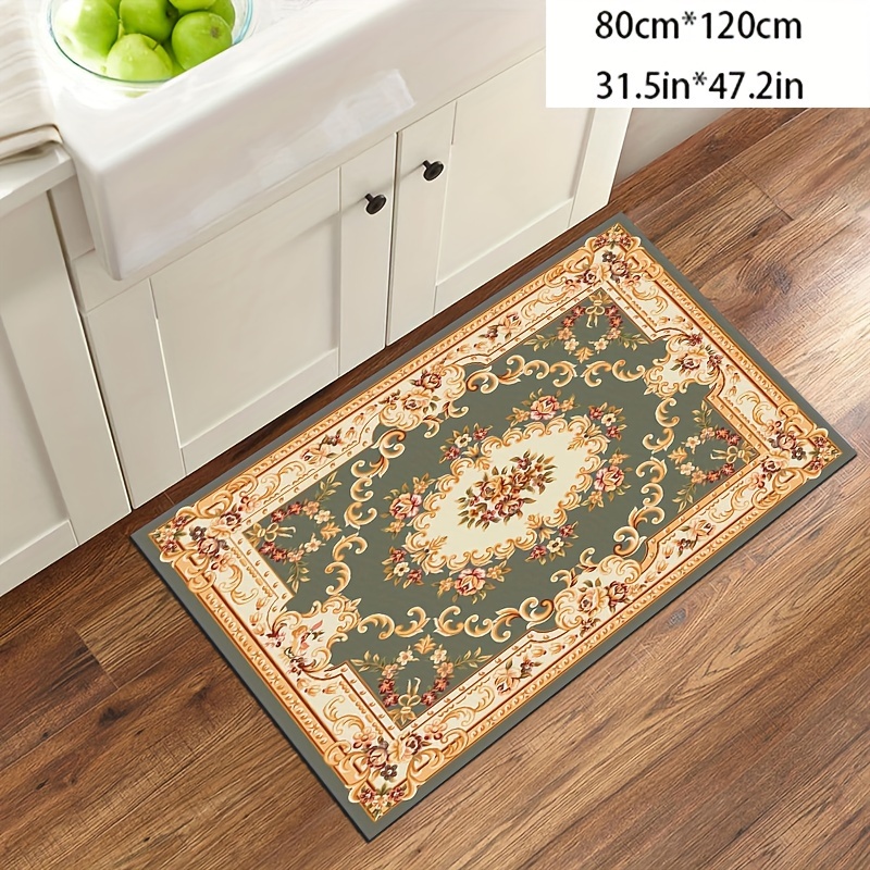 TEMU Tapete de Área & com Europeu - 800g/m², 5mm de Espessura, Antiderrapante Lavável, Perfeito para, Quarto, de…: retailer-supplied image