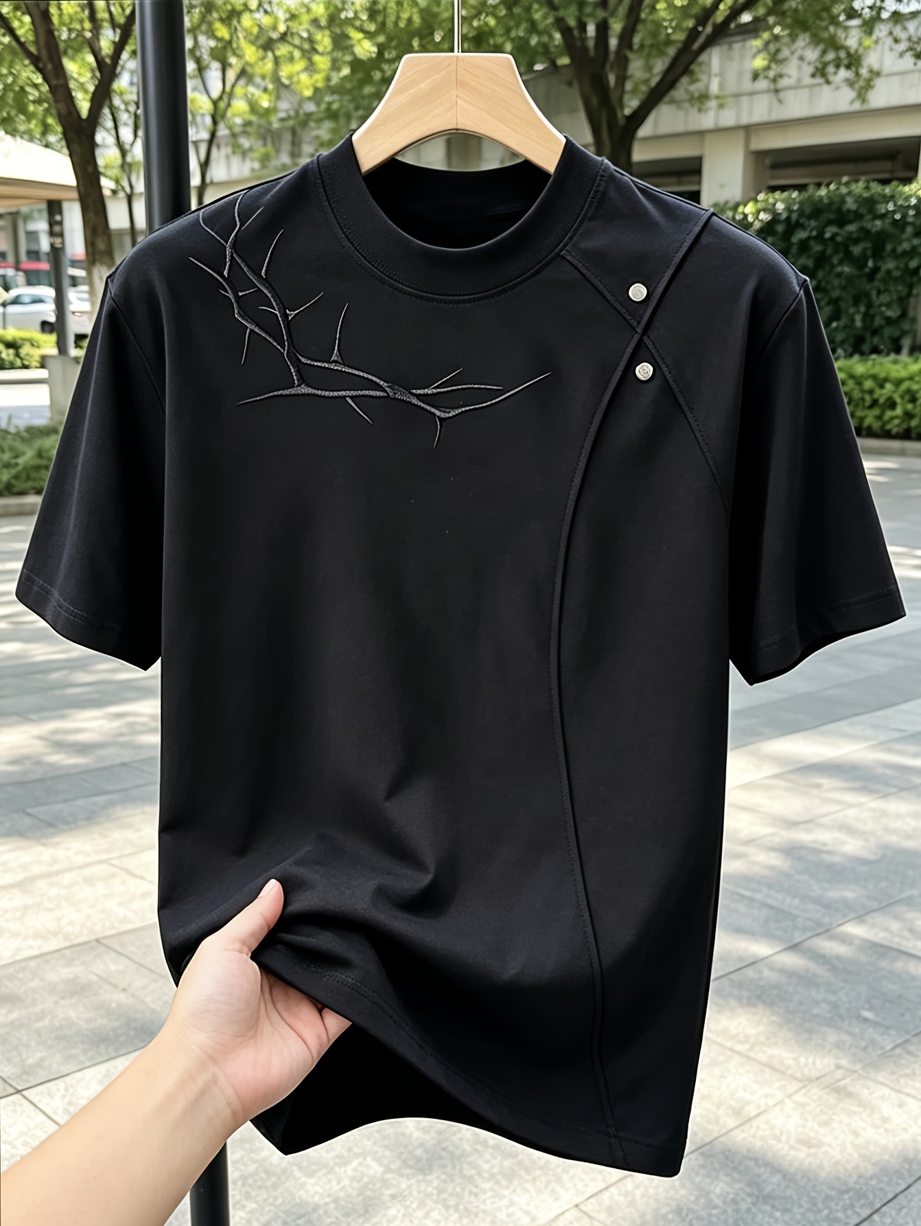 casual t shirts for men sold on Temu United States