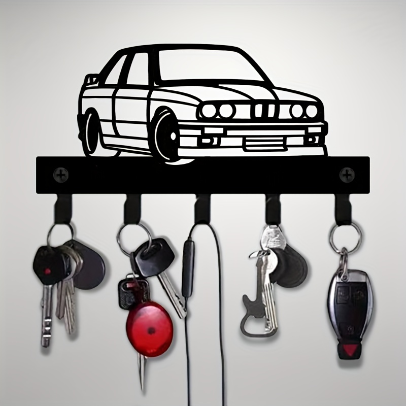 TEMU 1 Classic Sports Multifunctional Metal Decorative Functional Key Hook, Garage Key Hook Decor, Hook Decor, Suitable For 10+ , Kitchen, Bathroom,