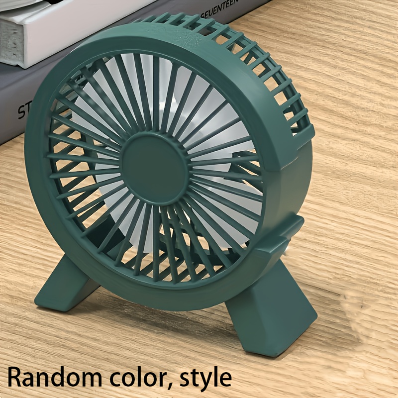 Image of Personal Usb Desk Fan, 5 Inch Small Usb Portable Fan, Mini Fan By Usb Plug In, Desktop Fan For Home Office Bedroom Dorm Indoor Outdoor Summer Gift(random Color)